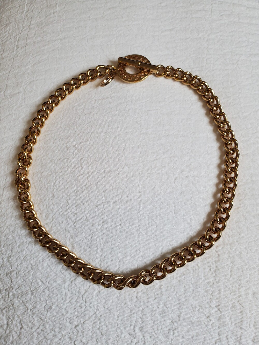 Coach Gold Chain Toggle Necklace
